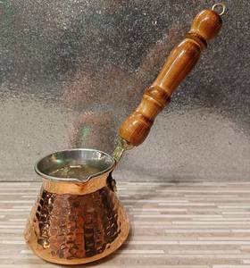 Cafetera Turca de Cobre de Alta Calidad, Cafetera Árabe Tradicional, Olla para Preparar Café Cezve para Cocina, Cafetería, Restaurante - Product Image 2