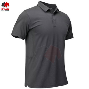 Chemises polo personnalisées Ryan Pro Gear pour hommes, style pull, avec logo personnalisé sur le panneau. - Product Image 1