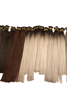 ผมต่อแบบสองชั้นสีเข้ม30นิ้วผมคนเวียดนาม100กรัม - Product Image 4