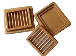 Porte-savon carré en bois à fentes, accessoires de salle de bain, Skies Trader - Product Image 6