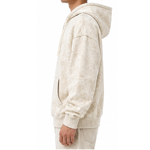Custom Vintage Acid Wash <b>Quarter</b> <b>Zip</b> <b>Sweatshirt</b> Men <b>Women</b> Unisex Heavyweight Cotton Fleece Custom Branding Clothing Manufacturer - Product Image 3