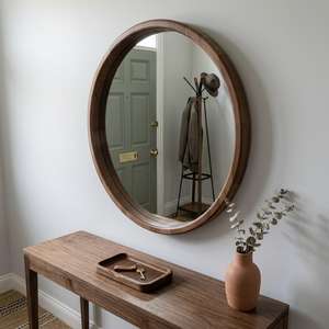 Espejo de Pared de Madera Premium Orion Handicraft, Marco de Madera Natural Moderno, Espejo Decorativo Hecho a Mano, Ecológico, para Interiores del Hogar - Product Image 5
