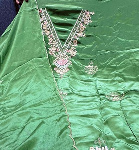 Trajes de Fiesta Modernos de Diseño Indio, Sin Coser, Bordados a Mano, para Mujer, para Fiestas de Estilo Tradicional - Product Image 1