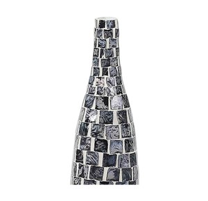 Jarrón de Flores de Nácar Negro de Tendencia para Decoración de Interiores Modernos - Product Image 2