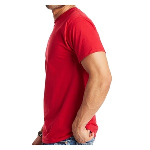 เสื้อยืดคอกลมสีพื้นแฟชั่นผู้ชายไซส์ใหญ่สไตล์ทันสมัยสำหรับส่งออก ออกแบบเองได้ เสื้อยืดแขนสั้นลำลองสำหรับผู้ชาย - Product Image 3