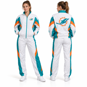 Conjuntos de Chaquetas Cortavientos Personalizadas para Mujer, Ropa Deportiva, Suministro al por Mayor OEM, Ropa de Equipo, Ropa Universitaria, Uniforme de Club, Ropa Urbana de Moda - Product Image 3