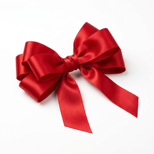 25mm red double face satin ribbon spool for <b>gift</b> <b>wrap</b> <b>wedding</b> decor bridal bows packaging sewing floral event craft styling use - Product Image 3