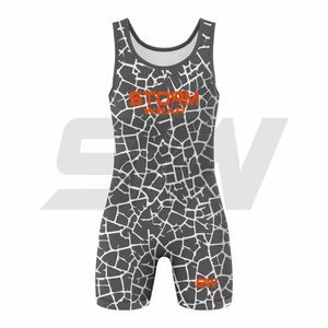 Factory Made <b>Wrestling</b> <b>Singlet</b> for Men with Lightweight Moisture Wicking Fabric and High Elasticity Fit for Training Men <b>Singlet</b> - Product Image 1