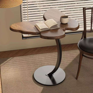 Mesa de Centro con Estructura de Madera y Metal para Sala de Estar o Dormitorio, Mesas de Centro para Muebles de Entrada o Pasillo - Product Image 2