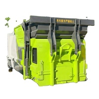 Station de compactage des déchets de haute qualité bacs 10cbm 12cbm 14cbm 16cbm collecte efficace des déchets boîte de vitesses de moteur manuelle