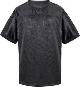 Maillot de sport en mesh noir à manches courtes, léger, séchage rapide, broderie personnalisée, 100% polyester, t-shirt athlétique - Product Image 2