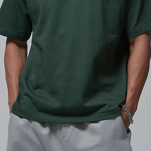 บริการ OEM เสื้อยืดโอเวอร์ไซส์พิมพ์ลายตามสั่งสำหรับผู้ชาย ผ้าฝ้าย 100% ขายส่งราคาถูก เสื้อยืดโอเวอร์ไซส์ผู้ชาย - Product Image 5