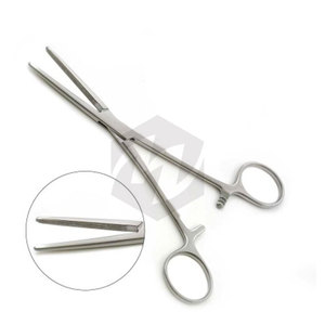 Pinza Rochester Carmalt Recta para Mano Izquierda, Herramienta Quirúrgica Hemostática para Sujetar Vasos y Tejidos, Instrumento Médico - Product Image 2