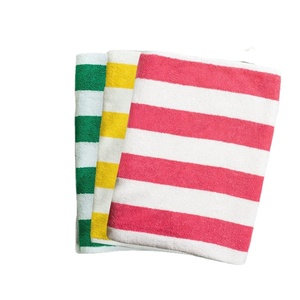 Toalla de playa y golf impresa con logotipo personalizado de nueva llegada teñida lisa con diseño turco - Product Image 6