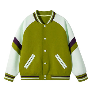 Custom Unisex <b>Quilted</b> Varsity Jacket Hooded Cotton Canvas Winter Jacket with Embroidered Logo OEM Service - Product Image 3