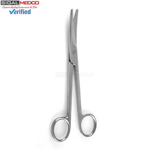 Tijeras de Disección Mayo de 6.75 Pulgadas, Curvas, de Acero Inoxidable, Instrumento Quirúrgico Manual para Disección Precisa de Tejidos, con Certificación CE - Product Image 2