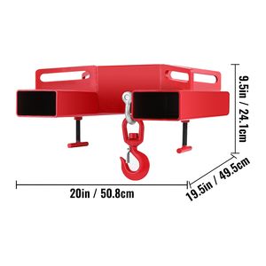 Grue télescopique certifiée 3 tonnes avec flèche, crochet de levage pour chariot élévateur 3000 kg, accessoires et pièces détachées pour chariots élévateurs - Product Image 3