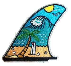 Astronaut Skateboarding <b>Patch</b> Embroidered Rainbow Design <b>Sew</b>-<b>On</b> Iron-<b>On</b> Applique Irregular Shape Decorative Embroidered <b>Patch</b> - Product Image 2