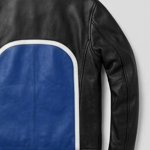 Blouson en cuir d'hiver personnalisé pour sororités et fraternités, unisexe, grandes tailles, pour la vente en gros d'articles vestimentaires moto avec personnalisation - Product Image 2