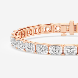 Pulsera de tenis de diamantes cultivados en laboratorio radiantes de 21 CTW, de 6 pulgadas, elegante pulsera de línea de diamantes para mujer, joyería con estilo - Product Image 1