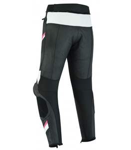 Pantalon en cuir pour moto avec protections homologuées CE, unisexe, été/hiver, protection en acier, fermeture éclair YKK, cuir de vachette imprimé, coupe-vent - Product Image 3