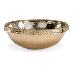 Tazón de Lujo para Servir Alimentos, Accesorios de Mesa, Vajilla para Bodas, Tazón para Ensaladas, Color Dorado, Apto para Contacto con Alimentos, Tazones de Lujo en Oferta - Product Image 1