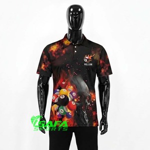 Camisetas de Polo Sublimadas SAFA SPORTS, Uniformes Personalizados para Clubes de Billar, Ropa Deportiva de Secado Rápido - Product Image 1