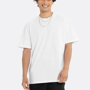 Camisetas de Cuello Redondo para Hombre, 100% Algodón Grueso, Económicas, 52% Algodón, 48% Poliéster, Diseño Personalizado - Product Image 6