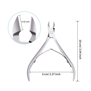 Pince à cuticules en acier inoxydable 2026 pour pédicure et manucure, coupe-ongles et coupe-cuticules pour l'élimination des peaux mortes, vente chaude - Product Image 4
