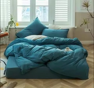 Juego de Funda Nórdica de Tela Suave de 3 Piezas, Estilo Simple para el Hogar, Lavable a Máquina - Product Image 2