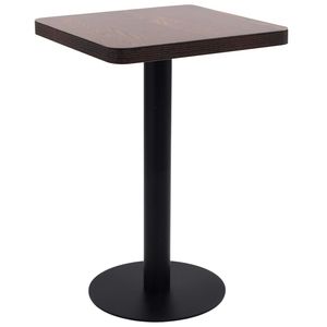 Tavolo da bistrot marrone scuro 19.7 tavolo da ristorante "x 19.7" MDF - Product Image 1
