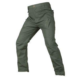 Pantalones cargo para hombre, ropa técnica para exteriores, senderismo, casual, tácticos, ripstop, impermeables, rectos. - Product Image 4