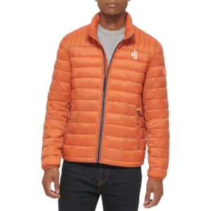 Down Coat Puffer <b>Jacket</b> Classic Casual Warm Hooded Puffer <b>Jacket</b> with Stand Collar Front Logo <b>Men</b> High Quality Puffer <b>Jacket</b> - Product Image 1