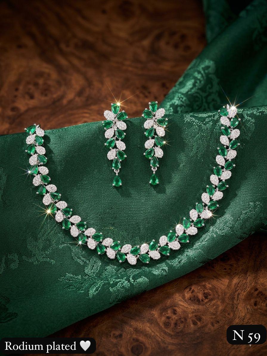 Green white