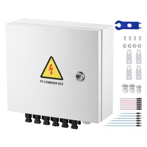 Quadro di Combinazione Fotovoltaico 6 Stringhe 15A con Fusibile, Interruttore Automatico 125A, Scaricatore di Fulmini - Soluzione Solare Completa - Product Image 1