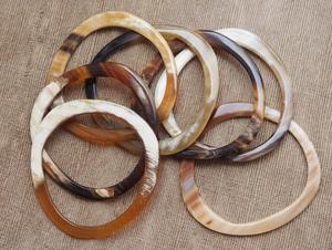 Pulsera de Cuerno de Búfalo y Ágata para Mujer, de Alta Calidad, Nueva, con Estilo Animal, Técnica Pulida, Artesanía Natural - Product Image 4