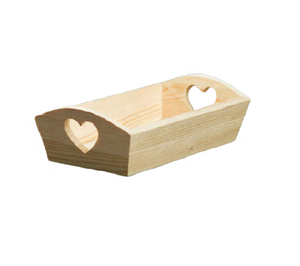 Plateau de service en bois fait main de qualité export, en pin naturel, décoratif, écologique, pour la maison - Product Image 1