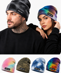 OEM Jacquard Beanie Custom Logo Acrylic Knit Winter Beanie <b>Hat</b> for Men Women Ribbed Knit Beanie <b>Hat</b> Acrylic Knit <b>Hats</b> - Product Image 2