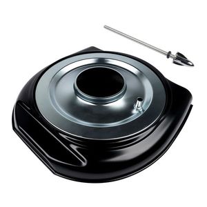 Oldsmobile 1951-1956 Air Cleaner with 14\" X 4\" Replacement Element Notched at Rear - Product Image 2