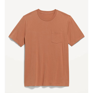 เสื้อยืดโอเวอร์ไซส์ทรงหลวม คอริบ แขนเสื้อแบบดรอปโชว์เดอร์ ผ้าเจอร์ซีย์คอตตอน 100% หนัก 240 GSM ระบายอากาศได้ดี สไตล์สตรีทแวร์ สีพื้น - Product Image 1