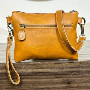 Sac à main mini OEM pour fille, design floral et carte, cuir véritable, sac bandoulière en cuir de vache véritable, sacs à bandoulière pour femmes - Product Image 5