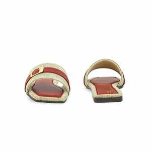 Pantoufles décontractées marron pour femmes - Product Image 2