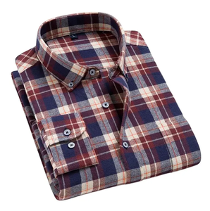 Chemise pour homme rayée rose pastel et bleue en coton teint en fil, manches longues, coupe légère, fermeture boutonnée soignée, vêtements de travail - Product Image 2