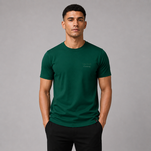 High Quality <b>Blank</b> Unisex V-neck Short Sleeve Eco-Friendly Breathable <b>Canvas</b> Promotional T-shirt Custom Logo Label Men Casual - Product Image 3