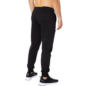 Joggers de secado rápido para hombre, ropa deportiva informal para Fitness, material de lona de cintura media elástica, pantalones de chándal delanteros planos para uso en el gimnasio - Product Image 3