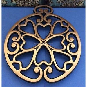 Handmade Metal <b>Trivet</b> With Floral Pattern Perfect Gift Option For Cooking Enthusiasts And Home Decor Lovers - Product Image 5