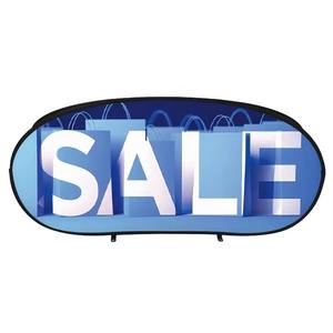 Support de sac de plage personnalisé avec logo et bannière ovale pop-up pour événements sportifs, fêtes sur la plage, publicité et drapeaux promotionnels - Product Image 3