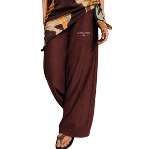 Pantalones Deportivos Anchos y Holgados para Mujer, Cintura Elástica con Cordón, Pantalones Casuales con Bolsillos, Ropa Urbana Personalizada OEM - Product Image 1