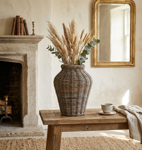 Cesta de toalla de ratán Natural para la colada, para la casa - Product Image 2