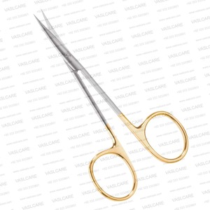 Ciseaux Iris Onyx 4-1/2″ (11,5 cm) – Ciseaux chirurgicaux à pointe acérée en carbure de tungstène pour la coupe des tissus et des sutures par Vaslcare - Product Image 2